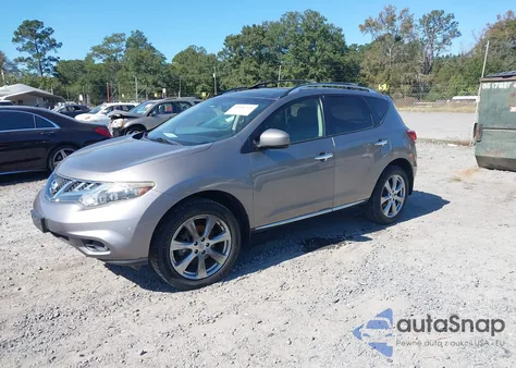 2012 Nissan Murano Le из США, поврежденный, VIN JN8AZ1MU4CW116790